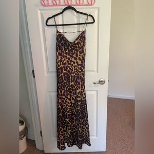 Zara animal print dress